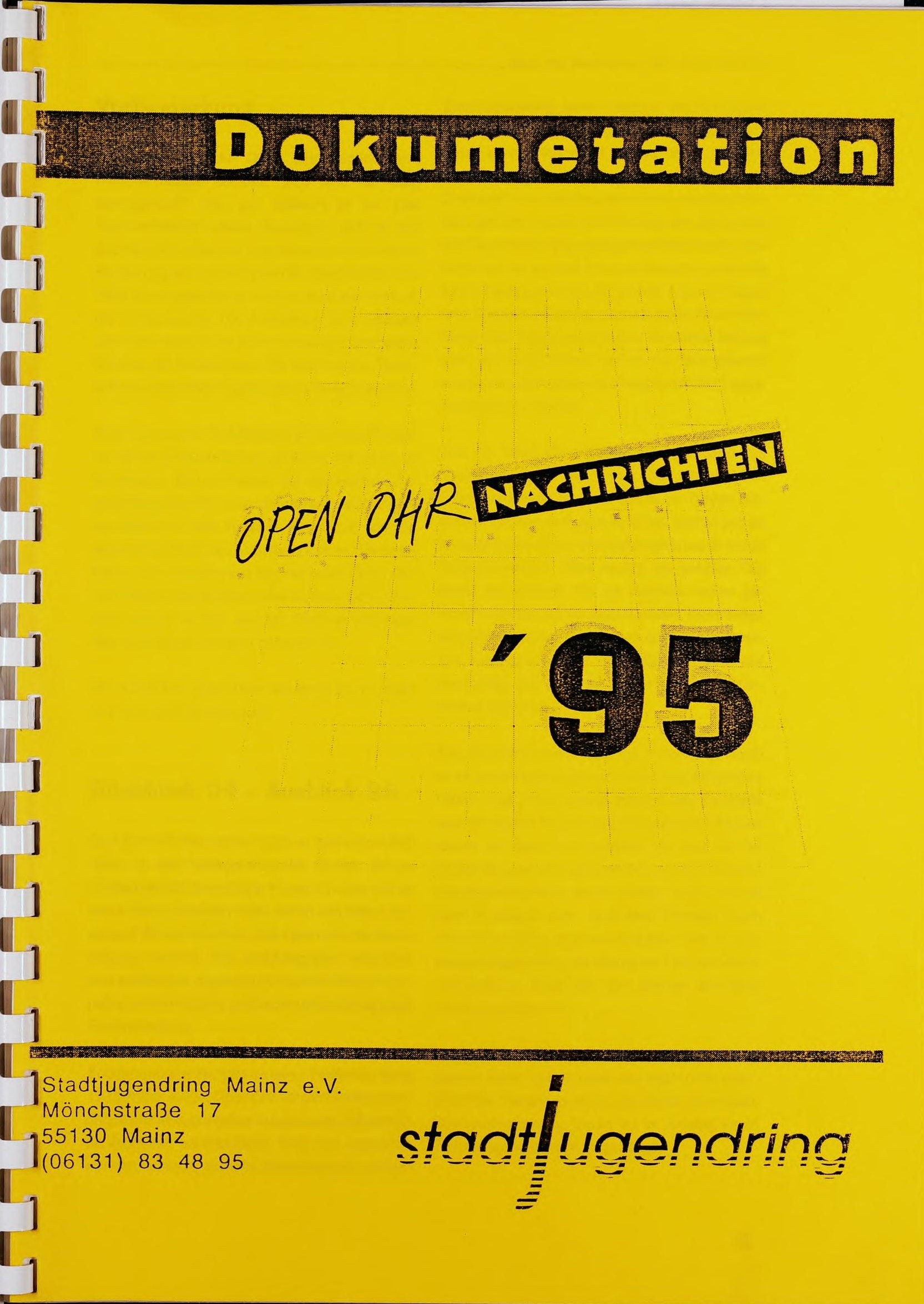 Cover 21. OPEN OHR 1995 Nachrichten-Dokumentation