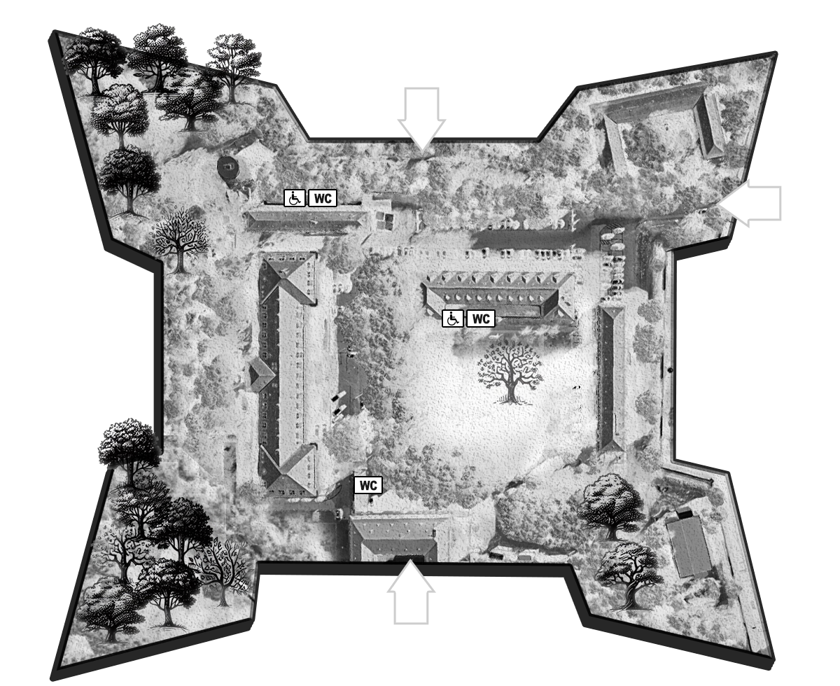 Lageplan des OPEN OHR Festivalgeländes