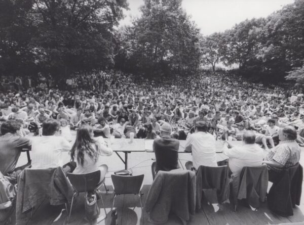 Podium auf dem Drusus 1984 | Foto: Klaus Benz | Rechte: Stadtarchiv Mainz